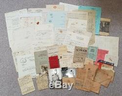 Fantastic large original WW2 & post-war Document set for 1 British soldier 39-56