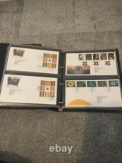 First Day Cover Collection Album FDC Royal Mail 1991 1997s Stanley Gibbons