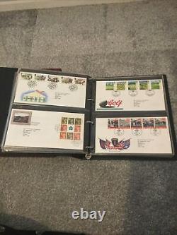 First Day Cover Collection Album FDC Royal Mail 1991 1997s Stanley Gibbons
