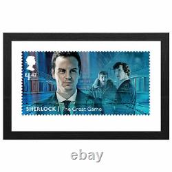 Framed Royal Mail Collectable Stamps Gallery Print Sherlock The Great Game