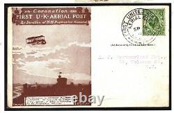 GB 1911 First UK Air Mail Postcard REMINGTON TYPEWRITER ADVERT samwellsY24a