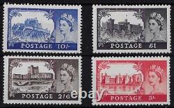 GB 1955 Castles Waterlow set unmounted mint, couple nibbled perfs, basically