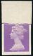 GB 1967 Machin head trial undenominated plate proof in mauve on cream paper to