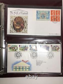 GB 1985-1994 Collection Of 80 First Day Covers In Royal Mail Album