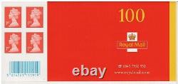 GB 2000 Second Royal Mail 100 x 1st Class Business Sheet complete MNH RARE