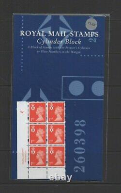 GB 2000 Stamp Show N. Ireland 1st Cylinder Royal Mail Vertical Format Pres Pack
