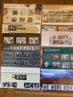 GB 2007 Presentation Packs. The Complete Year Set, 16 in total. Face £116+