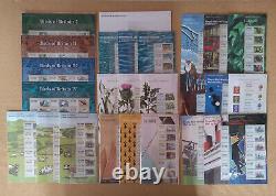 GB 2011 2018 Collection of 26x Post & Go Presentation Packs MNH