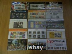 GB 2011 COMMEMORATIVE YEAR SET OF 15 PRESENTATION PACKS Nos 450 to 463 + M20