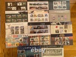 GB 2017 Royal Mail Presentation Packs Collection Year Set of 14 Packs