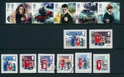 GB 2018 Complete Commemorative Year Set Collection Without M/sheets 13 sets U/M