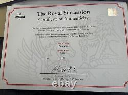 GB 2023 The Royal Succession Mint Stamp Sheets Folder LE 1193/5000 MNH Superb