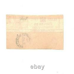 GB 5d JUBILEE VARIETY Parcel Post Label 1902 Milverton Wwks samwells-coversV22
