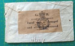GB Comet Cover from KARACHI to LONDON W1 1954, Damaged by Seawater, General P. O