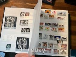 GB Commemorative Stamps Fine Used large lot in gb stockbook with more modern