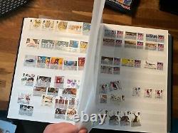 GB Commemorative Stamps Fine Used large lot in gb stockbook with more modern