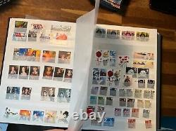 GB Commemorative Stamps Fine Used large lot in gb stockbook with more modern