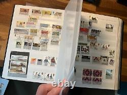 GB Commemorative Stamps Fine Used large lot in gb stockbook with more modern