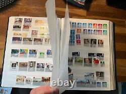 GB Commemorative Stamps Fine Used large lot in gb stockbook with more modern