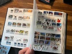 GB Commemorative Stamps Fine Used large lot in gb stockbook with more modern