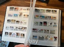 GB Commemorative Stamps Fine Used large lot in gb stockbook with more modern