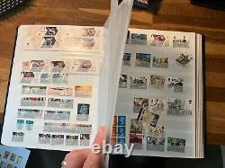 GB Commemorative Stamps Fine Used large lot in gb stockbook with more modern