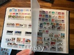 GB Commemorative Stamps Fine Used large lot in gb stockbook with more modern