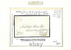 GB Cover 1835 MAIL-COACH LETTER Fife Bank Scotland FREE Carriage + Parcel P153