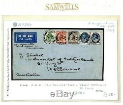 GB FDC 1929 PUC Low Values FIRST DAY COVER Air France Mail Australia K126c