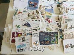 GB FDCs 1250+ UK ROYAL MAIL FIRST DAY COVERS, F. D. C. And letters REDUCED