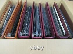 GB FDCs COVERS ETC LARGE LOT IN 5 ROYAL MAIL AND 2 POST OFFICE ALBUMS 100S ITEMS