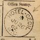 GB Hotel Post Office HOTEL CECIL CDS Telegraph & 1902 Original Cover MS1845