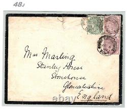 GB MILITARY Used Abroad EGYPT CAMPAIGN MAIL British Army PO Cover 1882 Glos 48j