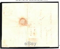 GB PENNY BLACK Cover Plate V Stockton MX Shildon Penny Post Co Durham 1841 X16a