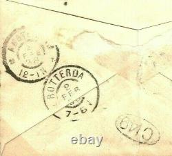 GB Penny Pink NETHERLANDS Postage Due TAXE Underpaid 1898 Destination Mail U43a