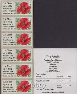 GB Post & Go 2023 Mint Winter Greenery R17yal R19yal Lest We Forget 23 Collector