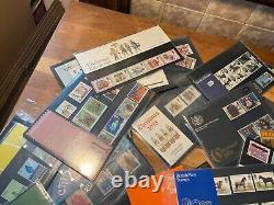 GB Presentation Packs year sets mini sheets 1.7kg mnh mint