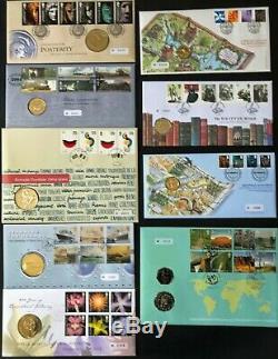 GB QE II PNC Royal Mail & Royal Mint cover collection (the first 50 covers)