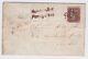 GB QV 1841 cover 1d red imperf plate 8 pl8 GB MX Newnham Kent Penny post