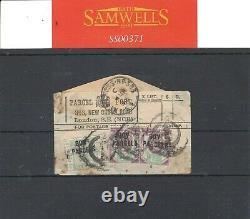 GB RARE SG. O62 Parcel Post Label 6d GOVT PARCELS Official 1892 c£1,400+ SS371