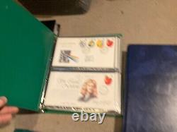 GB ROYAL MAIL FDC COVERs in 8 albums 14kg