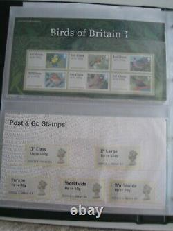GB Royal Mail Post & Go Packs 1-30 In Album (Mint)