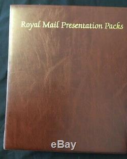 GB Royal Mail Presentation Packs in Album. 2005 to 2007. Approx 50 Packs