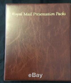 GB Royal Mail Presentation Packs in Album. 2008 to 2009 plus Others (36pks app)
