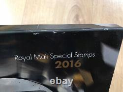 GB Royal Mail Year Book Special Stamps 2016 Complete With Stamps -Case Imperfect
