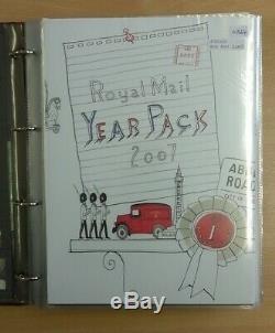 GB Royal mail year pack Collection 2006-2014 in UNIVERSAL ALBUM face value £720+