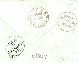 GB SG. 156 Cover INDIA OVERLAND MAIL 1878 8d Orange Woodford Green Essex 294f