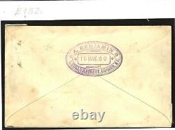 GB SPAIN Mixed Franking 1890 PENNY POST JUBILEE Exhibition Postmark 1d PinkE152a