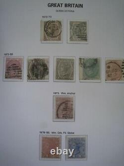 GB Stamp Collection in 8 Davo/Royal Mail Lux Hingeless Albums most MNH(see desc)