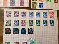 GB definitive mostly machin ALL PRISTINE mounted MINT 496 stamps total REDUCED